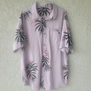 Billabong Tropical Print Shirt - Black and Green